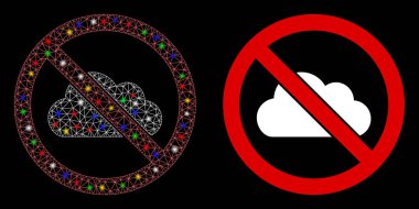 Fişek Ağı 2d Işık lekeli Bulut Simgesi Yok