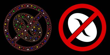 Parlak Izgara 2d Kahve yok Fasulye Simgesi ile Flash Spots