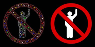 Fişek Kablosu Çerçevesi Fişek Benekli Otostop Yok Simgesi