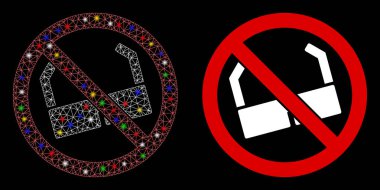 Parlak Ağlı İskelet Güneş Gözlüğü Yok Benekli Simge