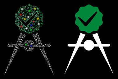 Fişek Kablosu Çerçeve Kalitesi Kontrol Ölçeği Simgesi Fişek Benekli Simgesi