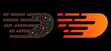 Işık Lekeli Parlak Ağlı Karkas Rush Bolide Simgesi