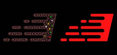 Fişek Ağı 2d Alevli Simge Efekti Simgesi