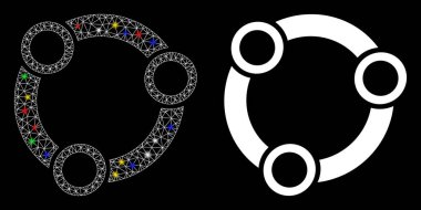 Parlak Ağ Toplumu Benekli Simgesi