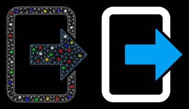 Fişek Ağı Ağı Çıkış Kapısı Simgesi İşaret Lekeli