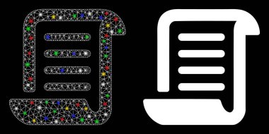 Fişek Ağı Kağıt Yuvarlama Simgesi ile İşaret Lekeleri