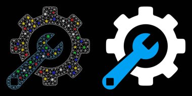 Fişek Kabartma Hizmeti Araç Simgesi Benekli Simge