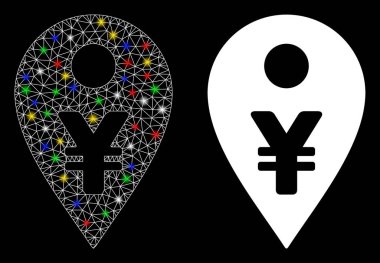 Fişek Ağı Yen Harita İşaretleyici Simgesi İşaret Noktaları ile İşaretle