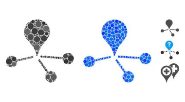 Geo Ağı Çemberlerin Mozaik Simgesi