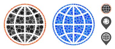 Yuvarlak Noktaların Dünya Kompozisyon Simgesi