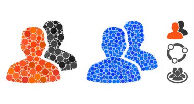 Küresel Ögelerin Hasta Bileşimi Simgesi