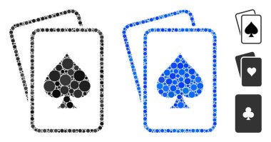 Küre Kumar Kartları Küresel Ögelerin Bileşik Simgesi