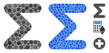 Çember Noktalarının Toplam Mozaik Simgesi