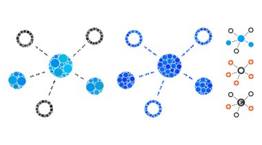 Küre Ögelerinin Sanal Bağlantı Bileşimi Simgesi
