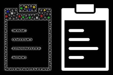 Fişekli Ağ Envanter Defteri Simgesi Simgesini Işıkla