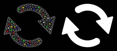 Fişek Kablosu Çerçeve Tazeleme Simgesi Fişek Benekli