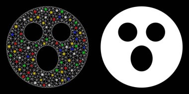 Fişek Ağı İskeleti Şaşırtıcı Gülen Simge Benekli