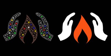 Fişek Ağı, İşaret Lekeleriyle Elleri Isıtıyor