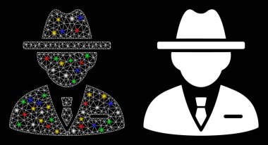 Fişek lekeli Ağ Kabuğu Ajan Simgesi Simgesi