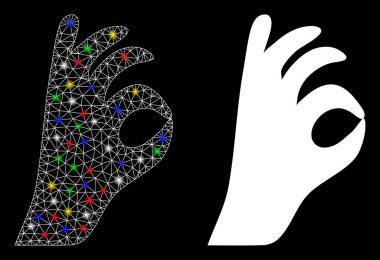 Fişek Ağı Tamam Fişek Benekli Jest Simgesi