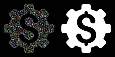Fişek Kabuğu Dolarlık Seçenekleri Simgesi İşaret Lekeli Simge