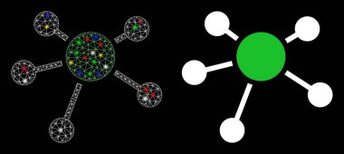 Fişek Noktalı Ağ Bağlantıları Simgesini Patlat