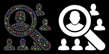 Fişek Ağı Bul Flare Benekli Kullanıcı Simgesi