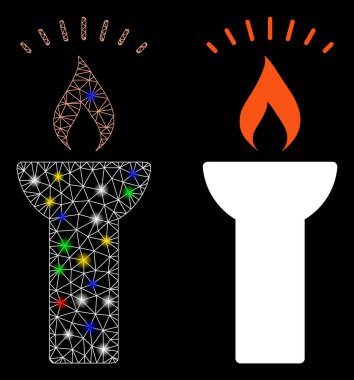 Fişek Kablosu, Alev Işığı Simgesi ve Alev Lekeleri