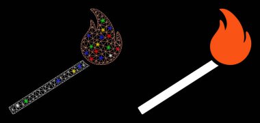 Fişek 2d Ateş Simgesi ile Fişek Beneklerini Eşleştir