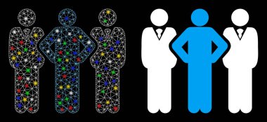 Fişek Ağları Kabartma Takım Simgesi ve Flaş Noktaları