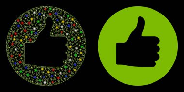 Fişek Ağı İşaret Noktalarıyla İşaretle Simgeyi Yukarı Başparmağınla