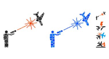 Asi, Çember Noktalarının Uçak Bileşimi Simgesini Vuruyor