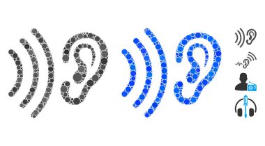 Küresel Ögelerin Kompozisyon Simgesini Dinle