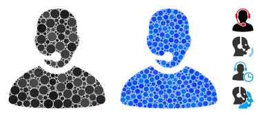 Çağrı Merkezi operatörü Mozaik Çemberlerin Simgesi