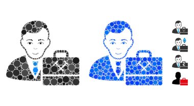 Madencilik Karşıtı Yuvarlak Noktalar Mozaik Simgesi