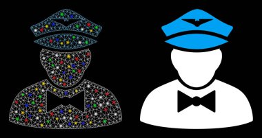 Fişek Kablosu Çerçeve Hava Yolları Senatörü Benekli Simge