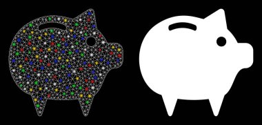 Fişekli Ağ Domuzcuk Kumbarası Simgesi