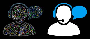 Fişek Noktalı Ağ İşlemcisi İleti Simgesini Işıkla