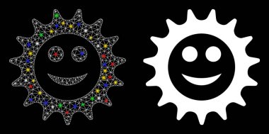 İşaret Fişeği Ağı İşaret İşareti Benekli Gülen Simge