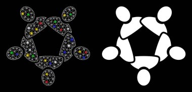 Fişek Lekeli Ağ İşbirliği Simgesi