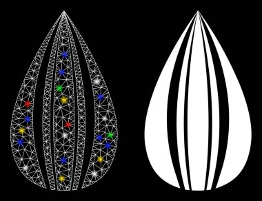 Fişek Kablosu Çerçevesi Ayçiçeği Tohumu Benekli Simge