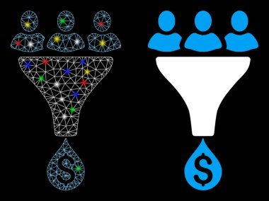 Fişek Kabuğu Satış hunisi Benekli Simge