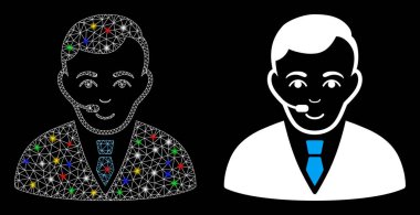 Fişek Kablo Çerçevesi İşlemcisi Benekli Simge