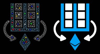 Fişek Kablosu Çerçeve Ortamı Fişek Benekli Madencilik Simgesi