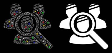 Parlak Izgara Ağı Flash Noktalı Hasta Simgesini Keşfetti