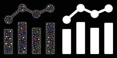 Fişek Ağı Grafikleri İşaret Lekeli Simge Simgesi