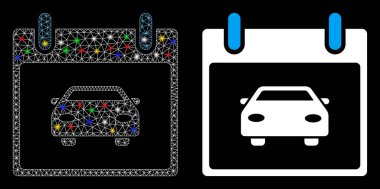 Fişek Benekli Ağlı Ceset Takvim Günü Simgesi