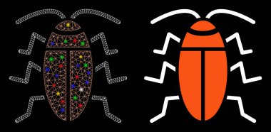 Fişek Ağı 2d Hamamböceği Simgesi Fişek Benekli