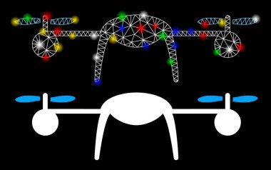 Fişek Kablosu Çerçeve Hava Aracı Simgesi Fişek Benekli