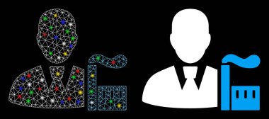 Fişek Kablosu Endüstrisi Kapitalist Simgesi Fişek Benekli